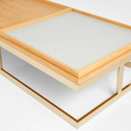 Cosmopolita Coffee Table by Cyan Design in brown. Made from unique in a unique style.