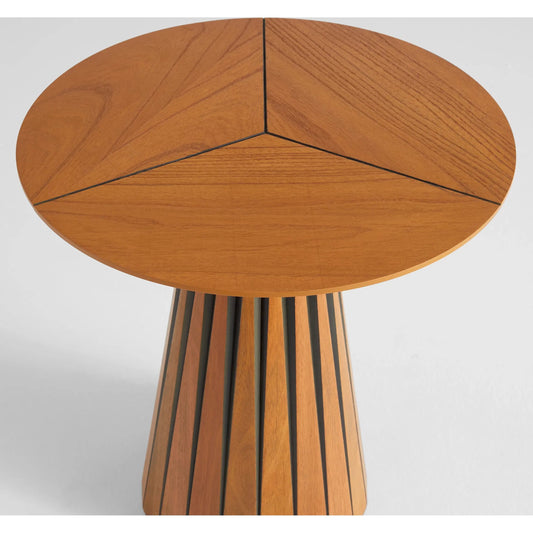 Bourbon Side Table by Cyan Design in medium brown. Made from unique in a unique style.