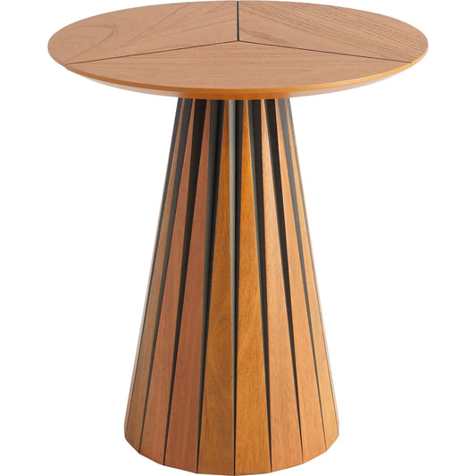 Bourbon Side Table by Cyan Design in medium brown. Made from unique in a unique style.