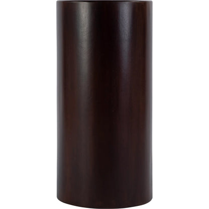 Liam Solid Wood Pedestal Table by Butler Specialty Company in dark brown and artifacts. Made from mango wood solids in a traditional style.