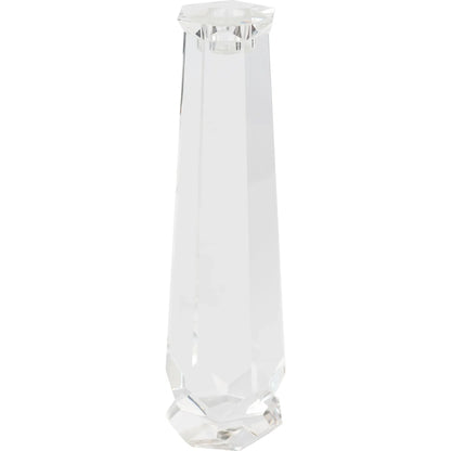 Faceted Candleholder by Cyan Design in clear. Made from crystal in a modern style.