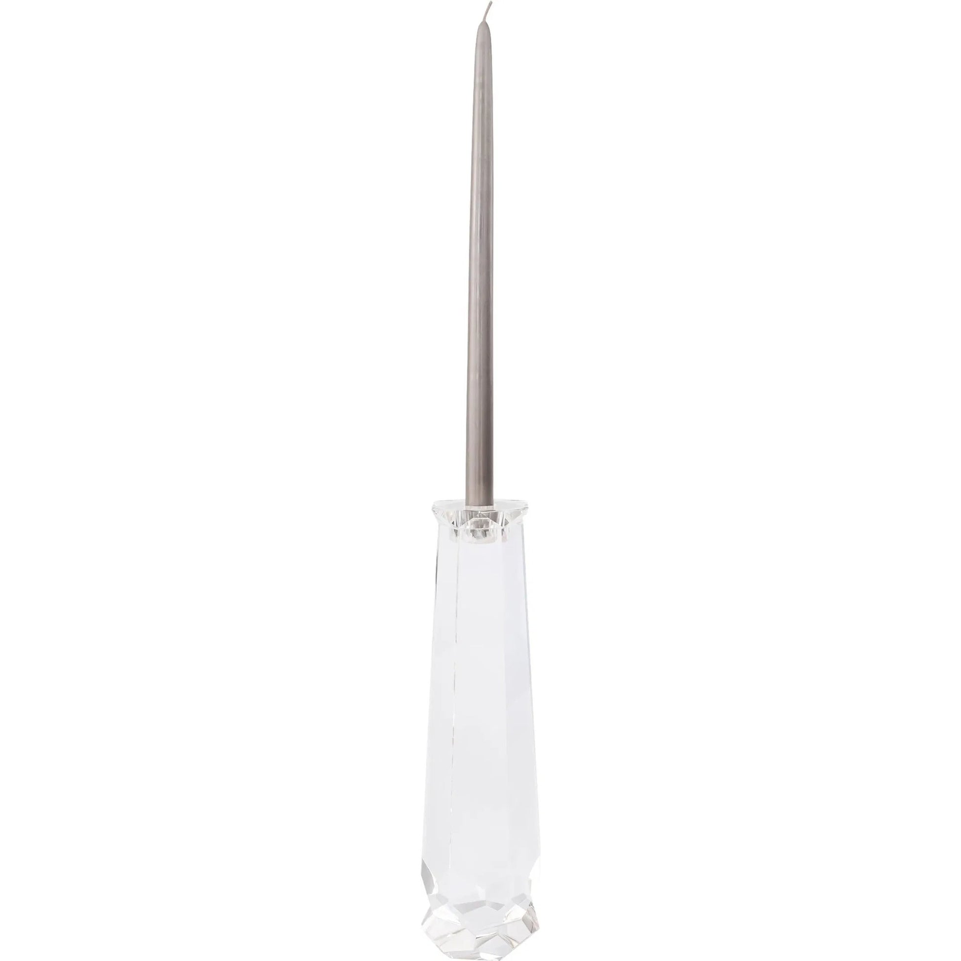 Faceted Candleholder by Cyan Design in clear. Made from crystal in a modern style.
