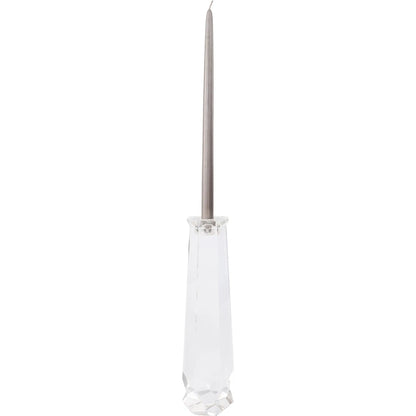 Faceted Candleholder by Cyan Design in clear. Made from crystal in a modern style.