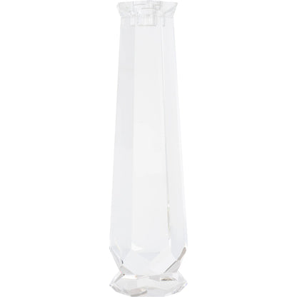 Faceted Candleholder by Cyan Design in clear. Made from crystal in a modern style.