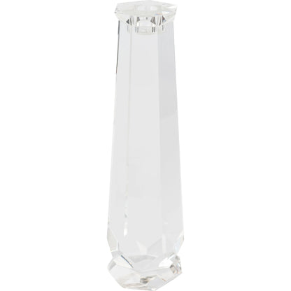 Faceted Candleholder by Cyan Design in clear. Made from crystal in a modern style.