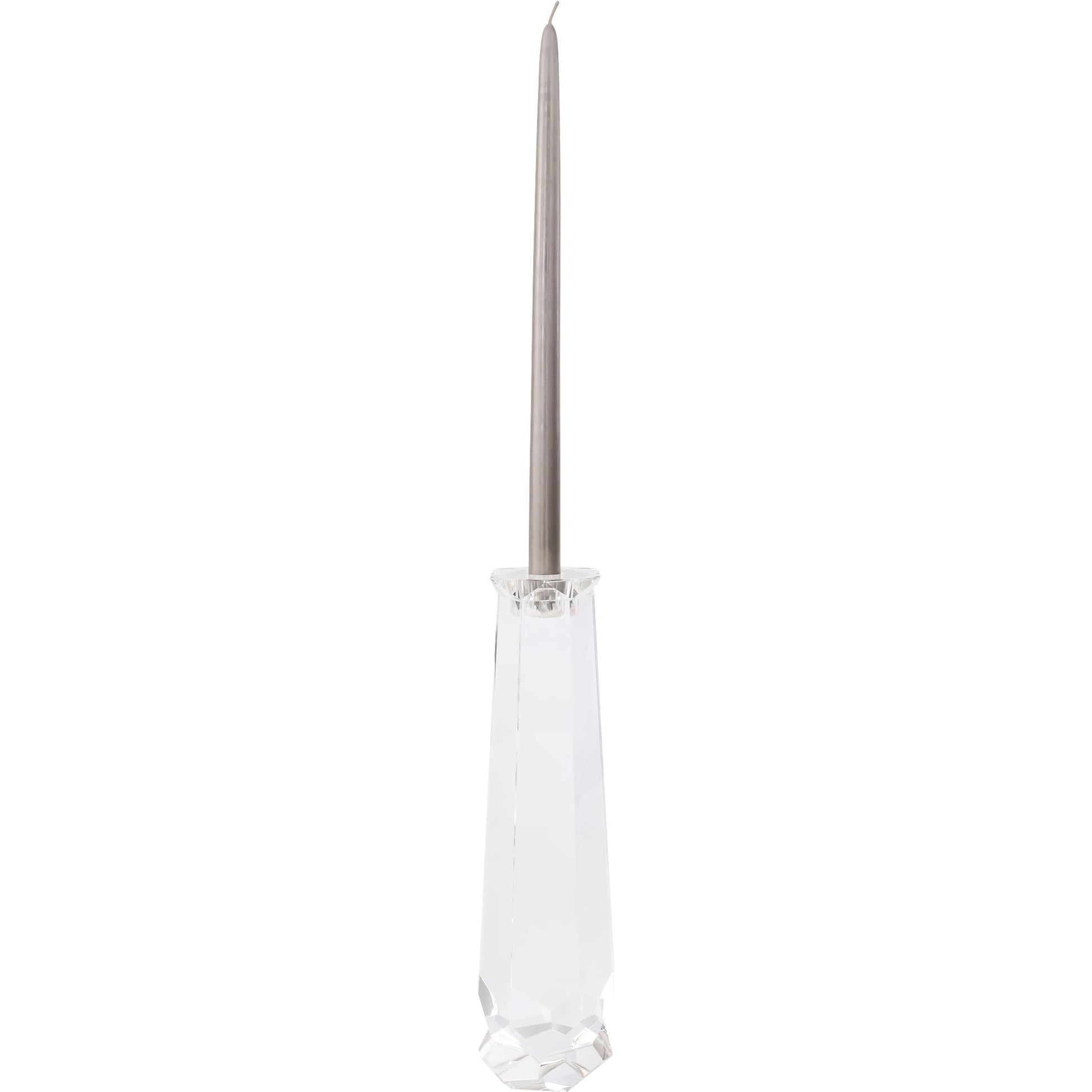 Faceted Candleholder by Cyan Design in clear. Made from crystal in a modern style.