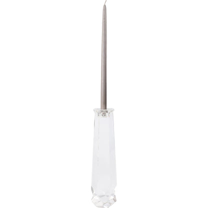 Faceted Candleholder by Cyan Design in clear. Made from crystal in a modern style.