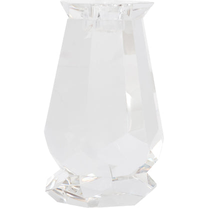 Faceted Candleholder by Cyan Design in clear. Made from crystal in a modern style.