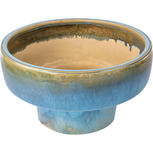 Elevated Bowl Shellish Blue - Tall by Cyan Design in shellish blue. Made from unique in a modern style.