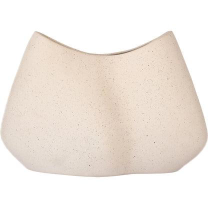 Organic Pinched Bowl by Cyan Design in grainy white. Made from unique in a modern style.
