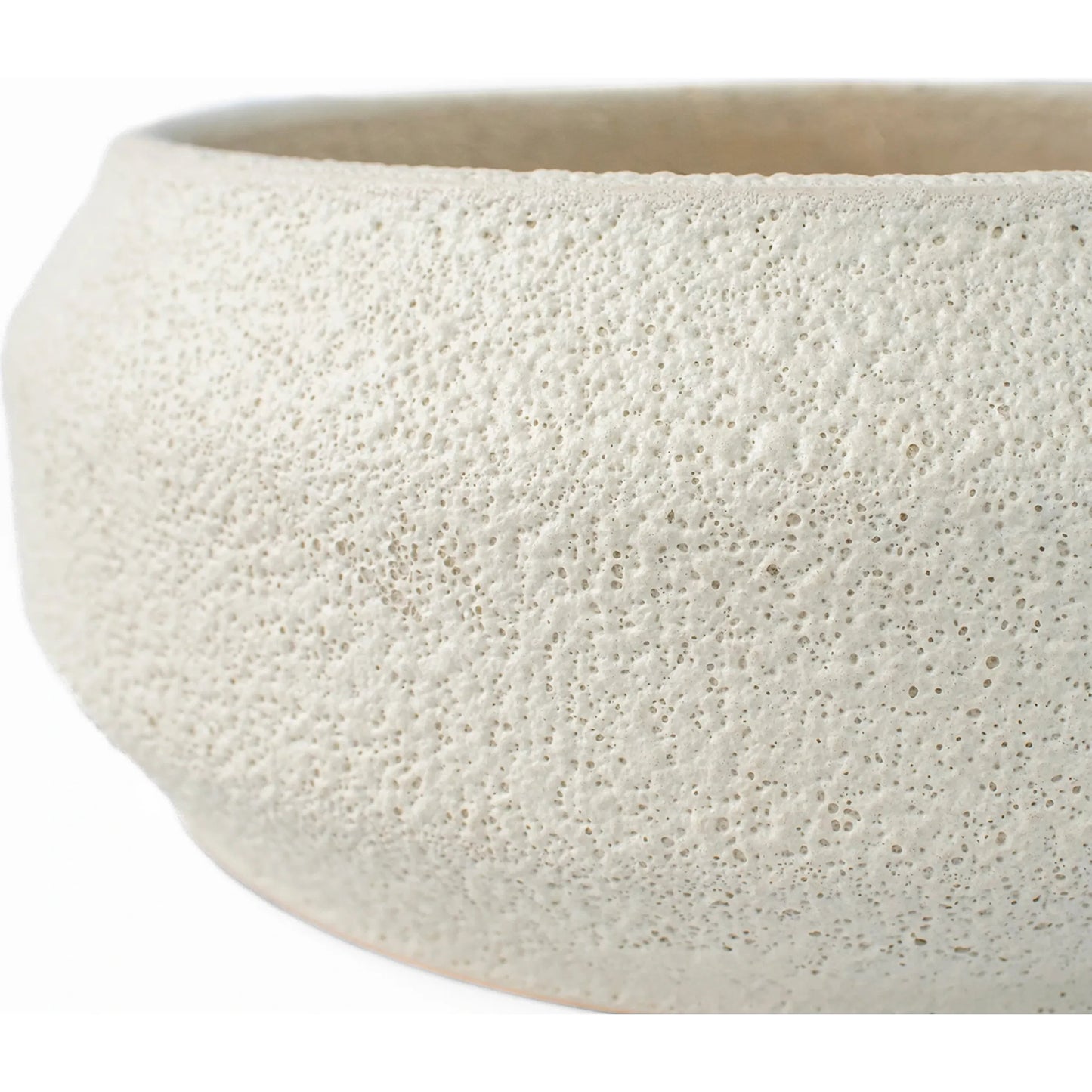 004 SI-2130477 | Closeup | White on Terra Bowl by Cyan Design in porous white. Made from unique in a modern style.