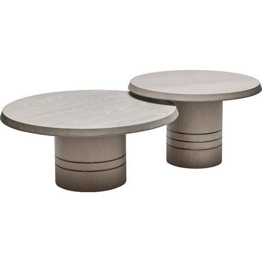 Hunt Bunching Cocktail Tables by Interlude Home. Made from oak, steel in a modern style.