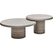 Hunt Bunching Cocktail Tables by Interlude Home. Made from oak, steel in a modern style.
