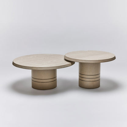 Hunt Bunching Cocktail Tables by Interlude Home. Made from oak, steel in a modern style.