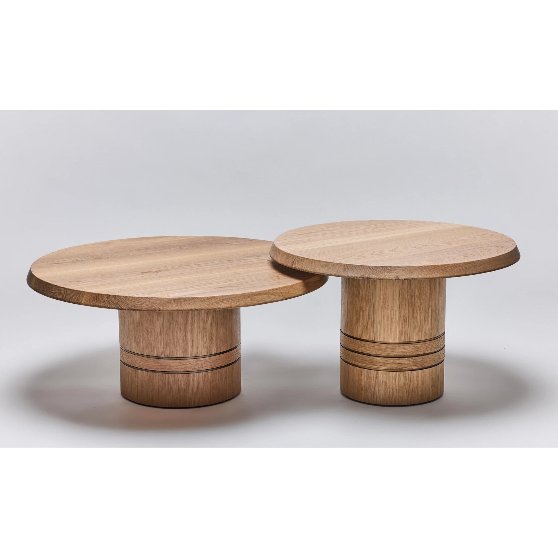 Hunt Bunching Cocktail Tables by Interlude Home. Made from oak, steel in a modern style.