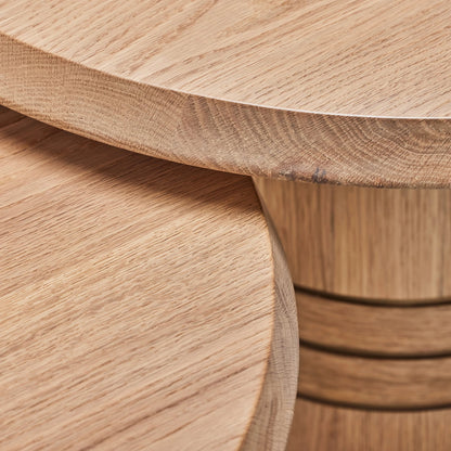 Hunt Bunching Cocktail Tables by Interlude Home. Made from oak, steel in a modern style.