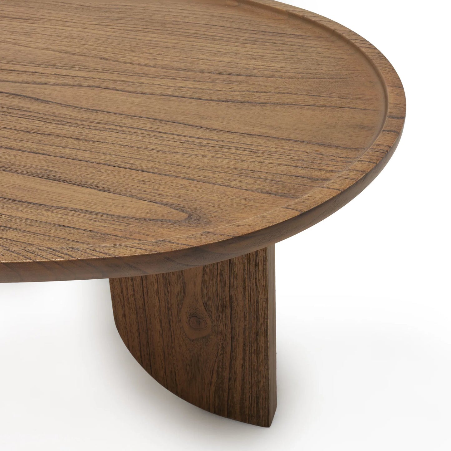 003 SI-2256482 | Closeup | Ellison Cocktail Table by Interlude Home in brown and pecan. Made from mindi in a transitional style.
