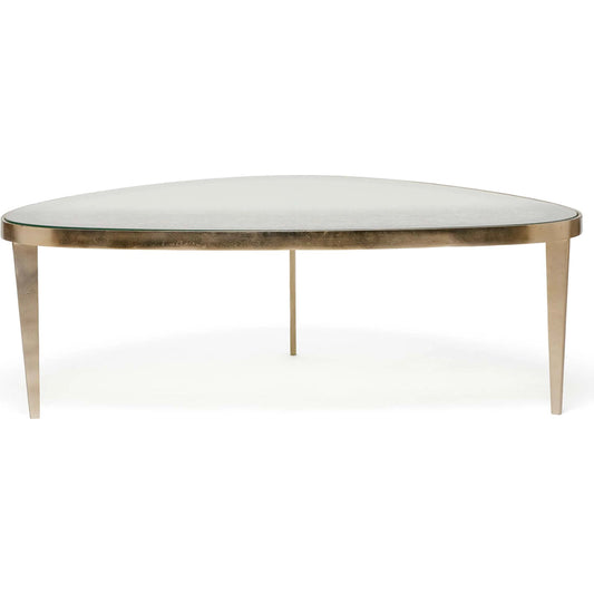 Jan Cocktail Table by Interlude Home. Made from aluminum, glass in a unique style.