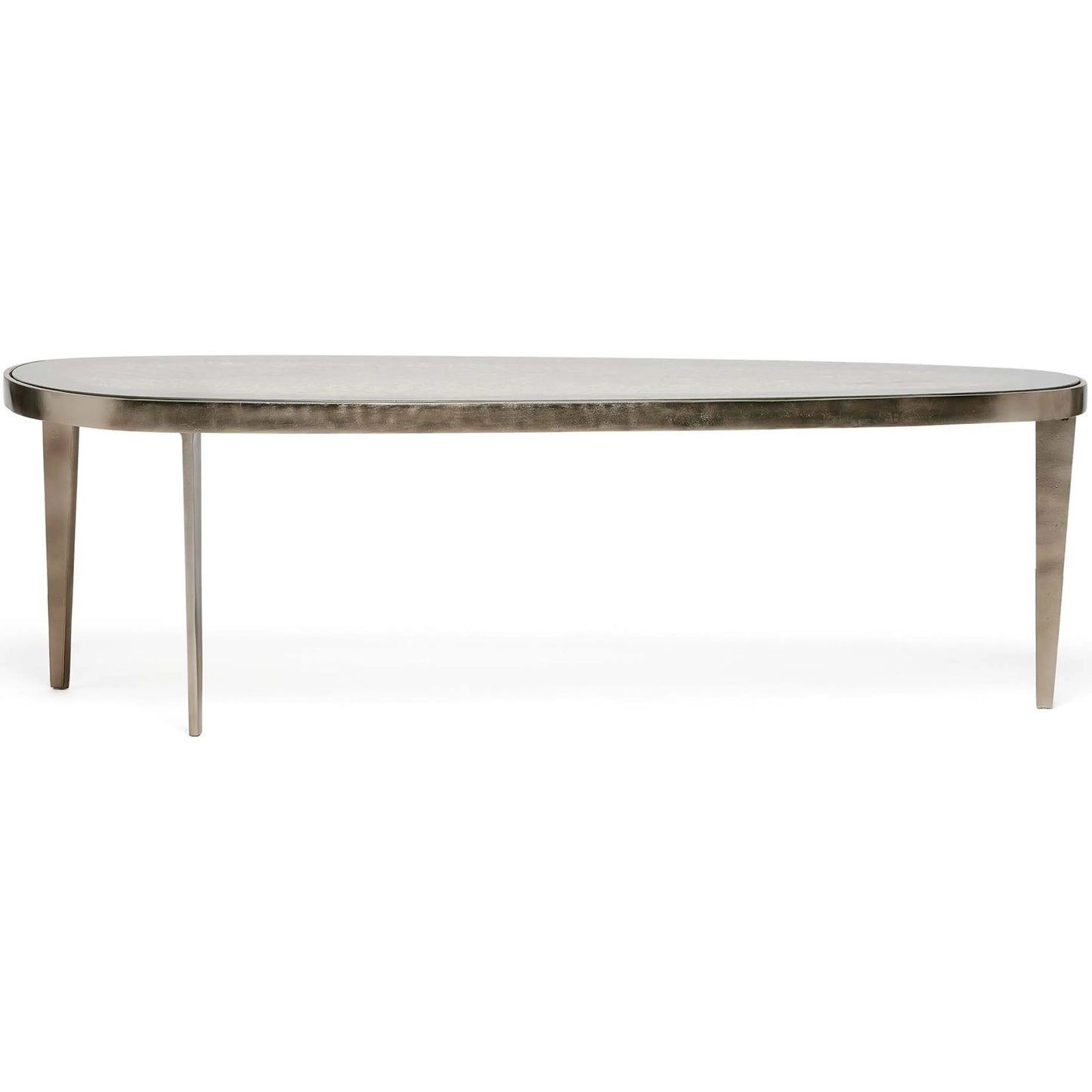 006 SI-2374559 | Additional Silo | Jan Cocktail Table Large by Interlude Home in twilight bronze. Made from aluminum, glass in a modern style.