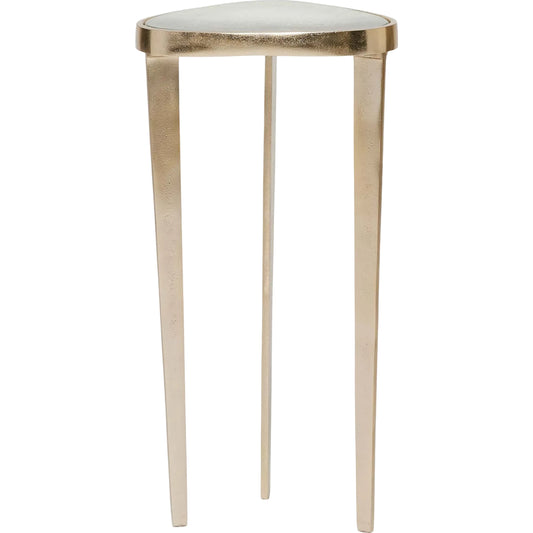 Jan Drink Table by Interlude Home. Made from aluminum, glass in a unique style.