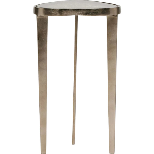 Jan Drink Table by Interlude Home. Made from aluminum, glass in a unique style.