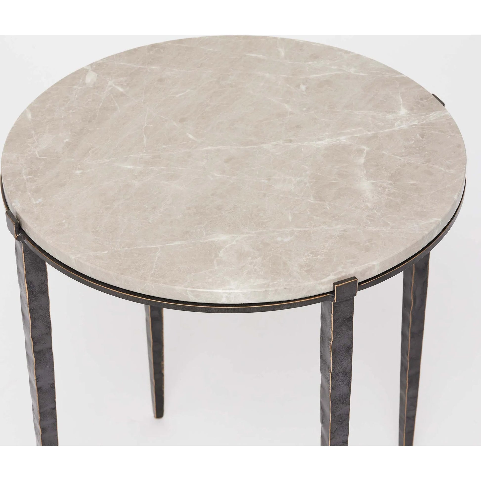 Como Side Table by Interlude Home. Made from iron, marble in a modern style.