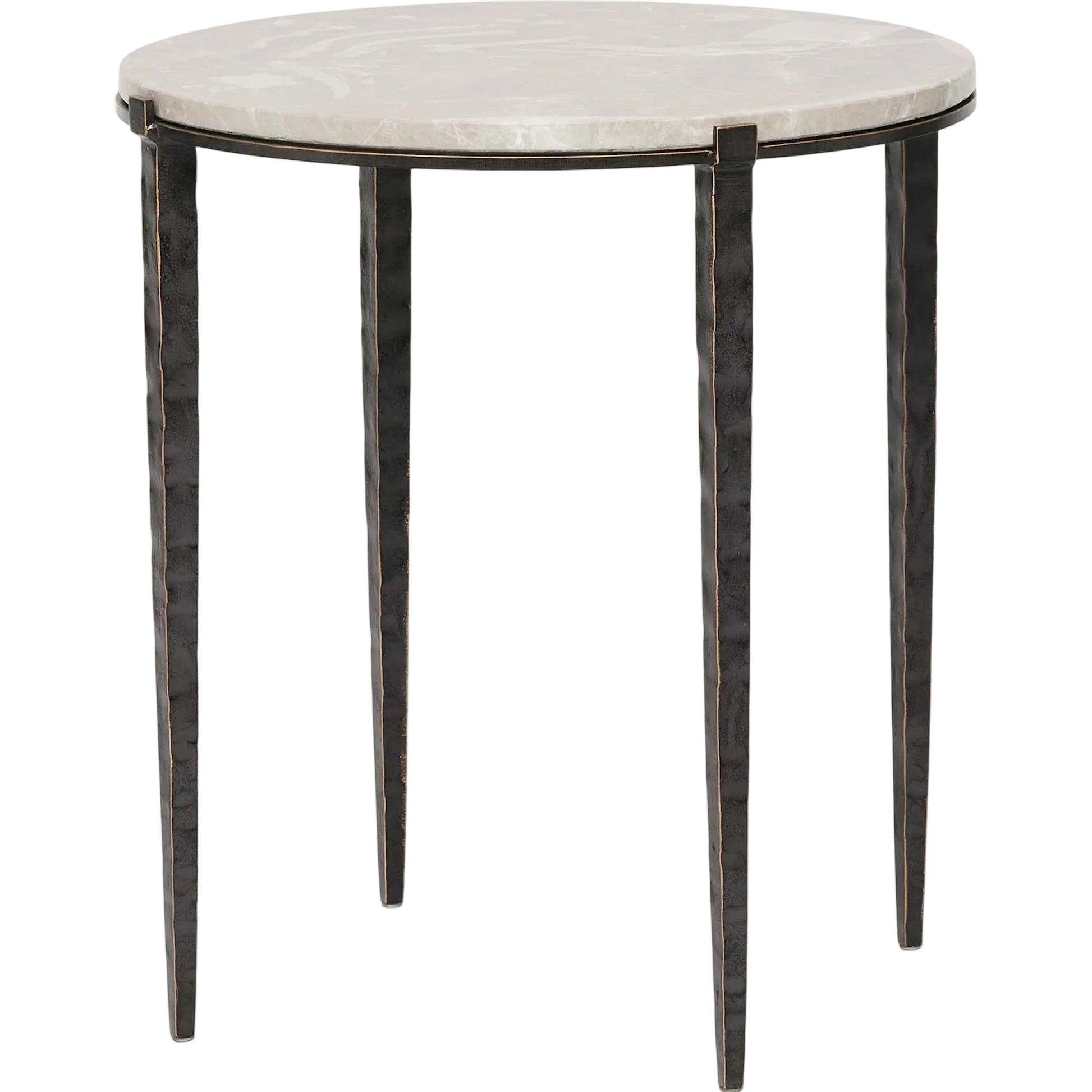 Como Side Table by Interlude Home. Made from iron, marble in a modern style.