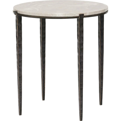 Como Side Table by Interlude Home. Made from iron, marble in a modern style.
