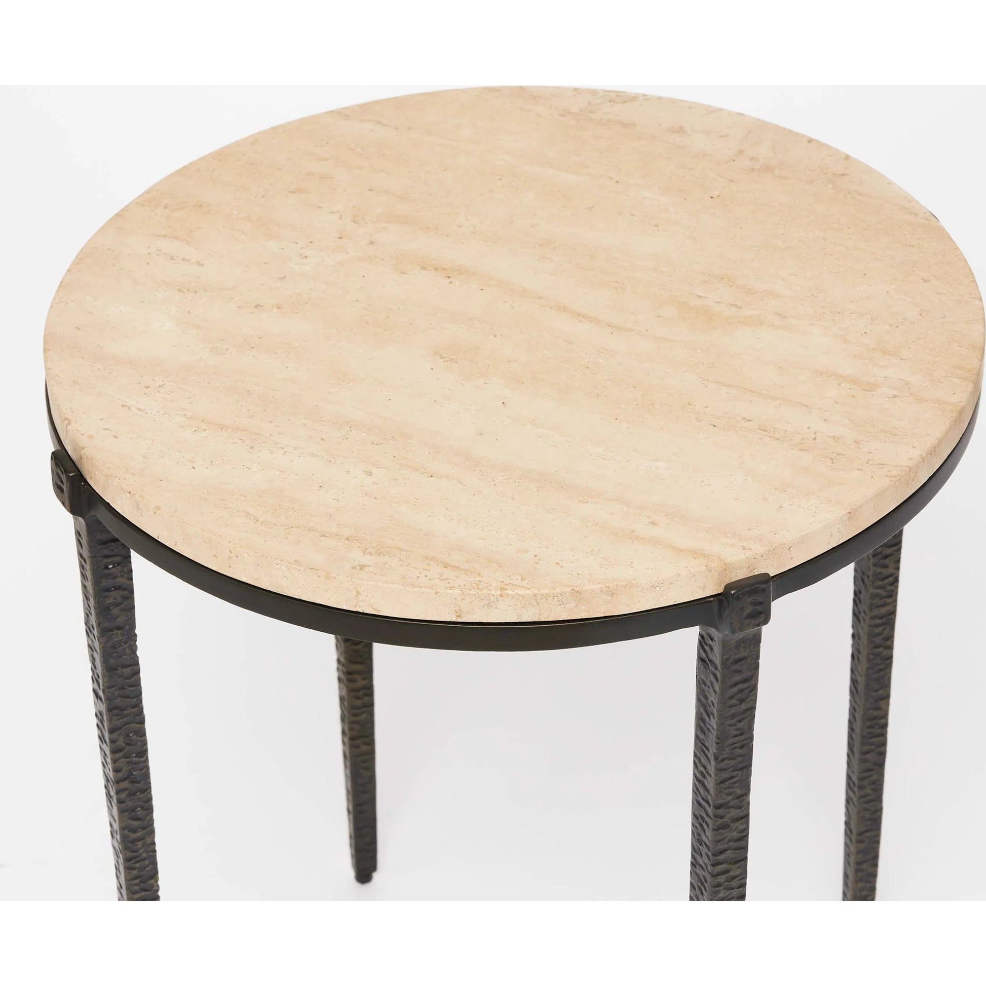 Como Side Table by Interlude Home. Made from iron, marble in a modern style.