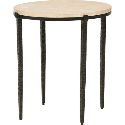 Como Side Table by Interlude Home. Made from iron, marble in a modern style.
