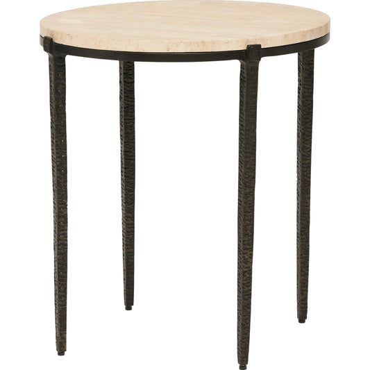 Como Side Table by Interlude Home. Made from iron, marble in a unique style.
