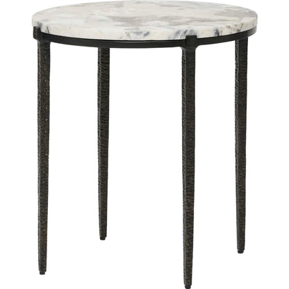 Como Side Table by Interlude Home. Made from iron, marble in a modern style.