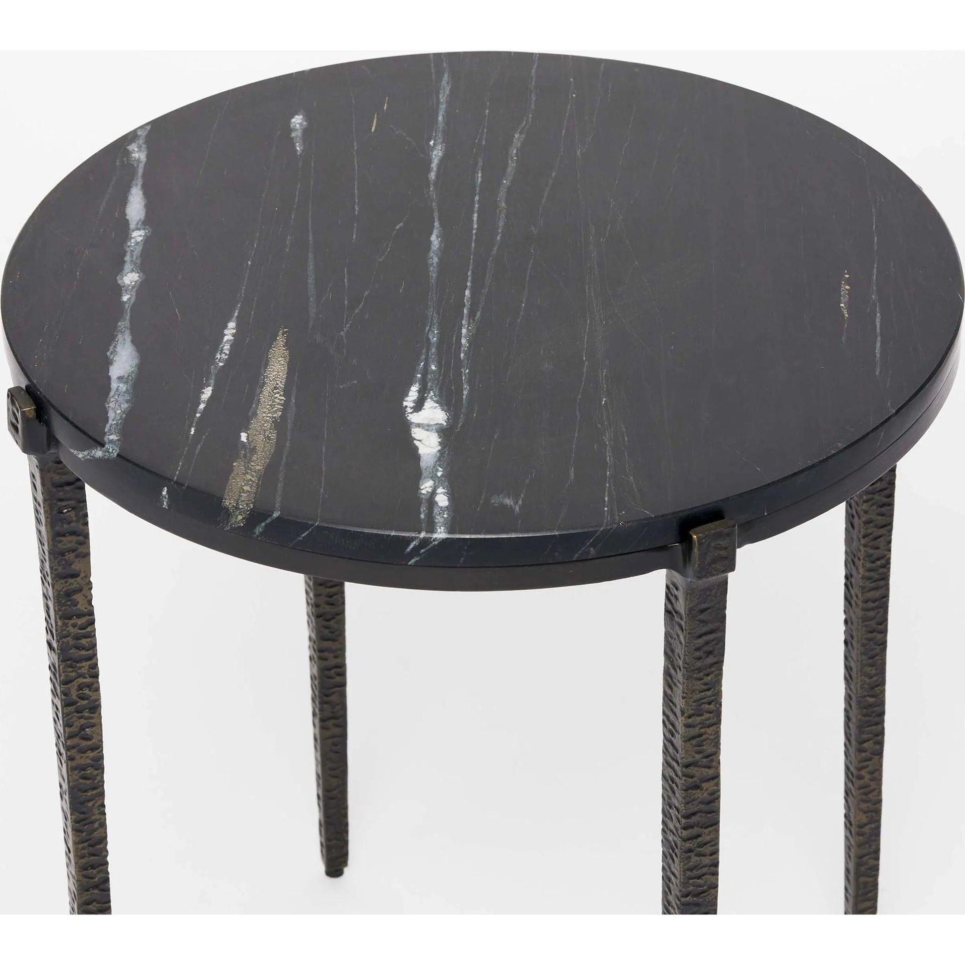 Como Side Table by Interlude Home. Made from iron, marble in a modern style.