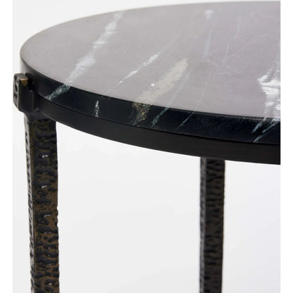 Como Side Table by Interlude Home. Made from iron, marble in a modern style.