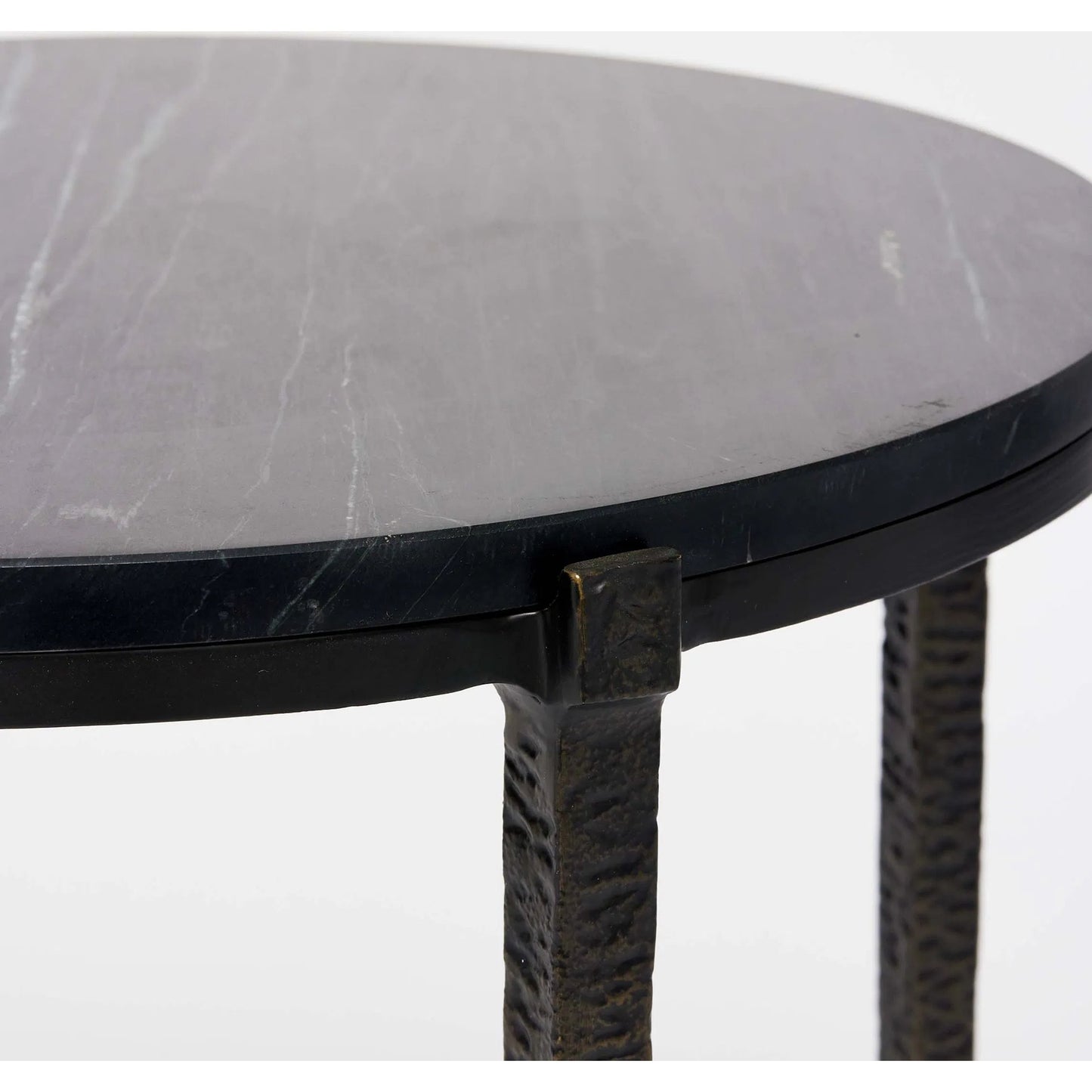 013 SI-2374530 | Closeup | Como Side Table by Interlude Home. Made from iron, marble in a modern style.