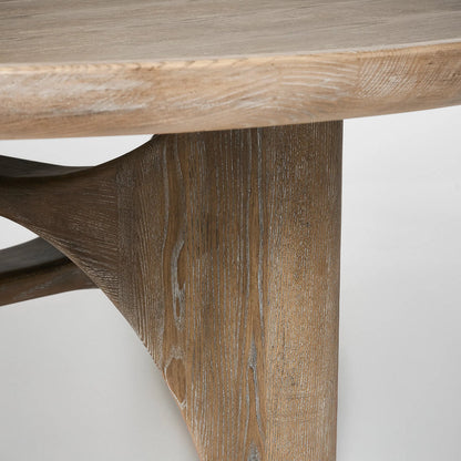 Adel Cocktail Table by Interlude Home in autumn brown. Made from ash in a transitional style.