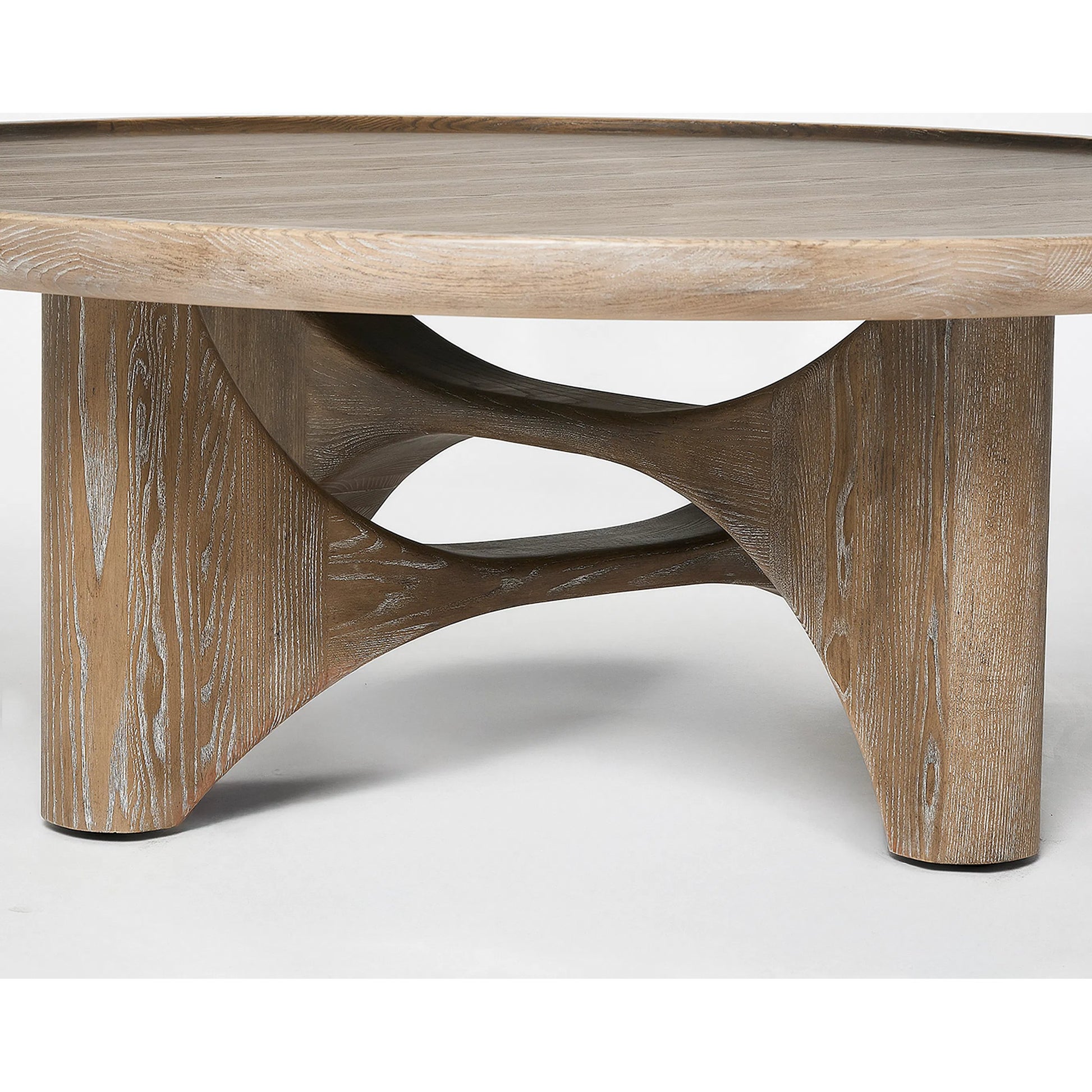 Adel Cocktail Table by Interlude Home in autumn brown. Made from ash in a transitional style.