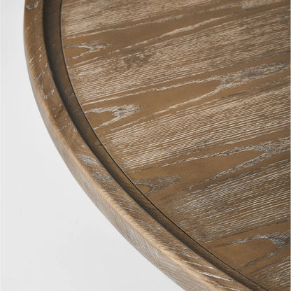 Adel Cocktail Table by Interlude Home in autumn brown. Made from ash in a transitional style.
