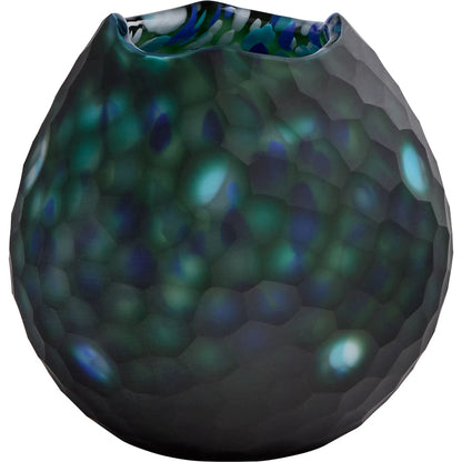 Mykonos Vase by Cyan Design in blue, green. Made from art glass in a eclectic & global style.