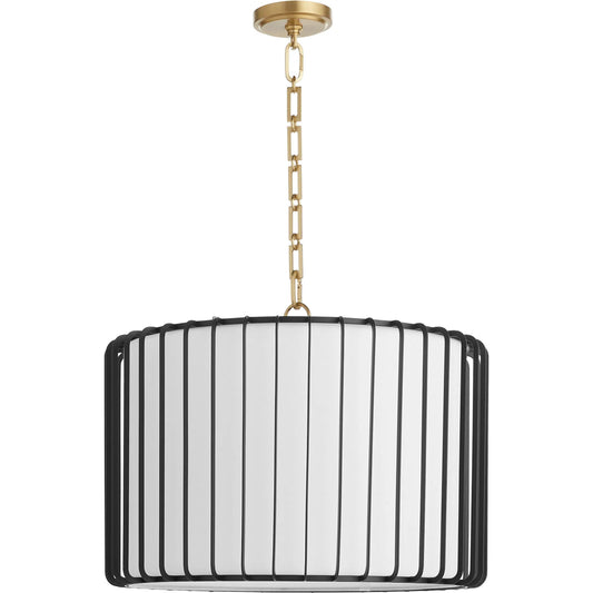 Tuxedo Pendant by Cyan Design in black. Made from iron in a unique style.
