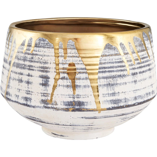 Athenian Bowl by Cyan Design in beige, black. Made from ceramic in a unique style.