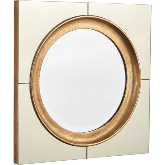 Bella Vista Mirror by Cyan Design in antique mirror, antique gold. Made from mdf, miirrored glass in a unique style.