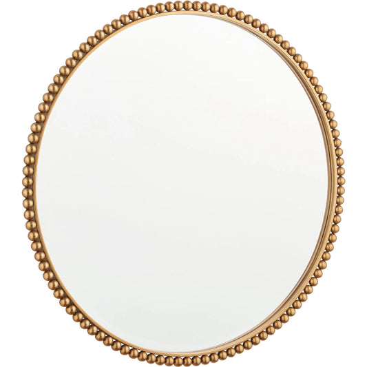 Hepburn Mirror by Cyan Design in gold. Made from metal, mirrored glass in a unique style.
