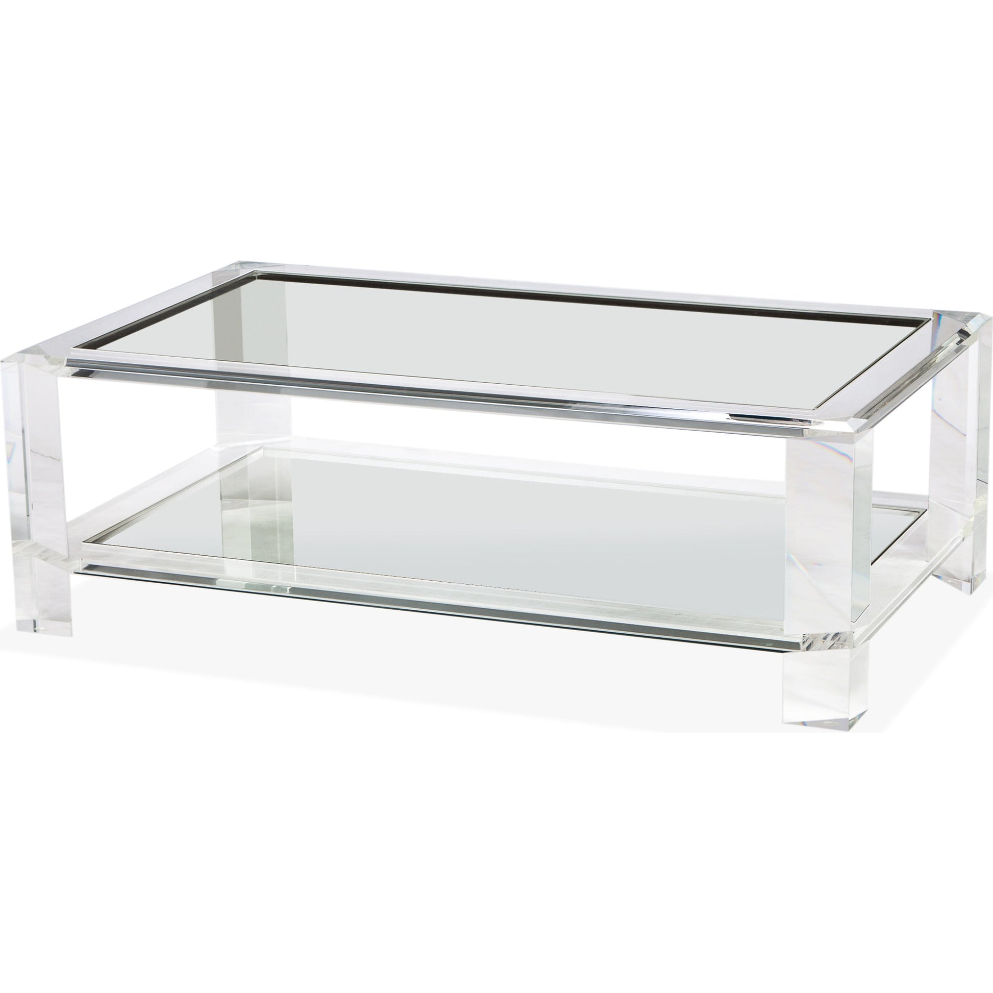 Surrey Cocktail by Interlude Home in clear, clear glass. Made from acrylic, glass in a modern style.