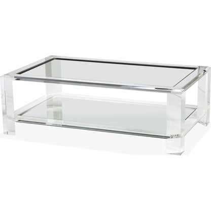 Surrey Cocktail by Interlude Home in clear, clear glass. Made from acrylic, glass in a modern style.