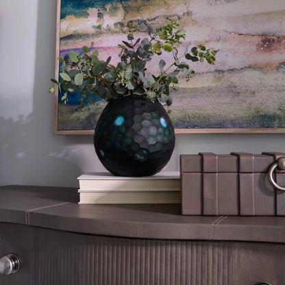 Mayfair Chest by Cyan Design in smoked gray. Made from leather, mdf in a transitional style.