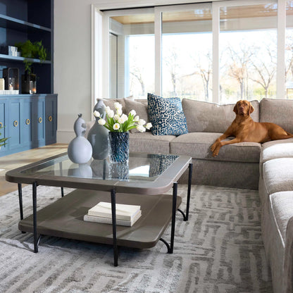 Calabaza Vase by Cyan Design in semi matte stone grey. Made from ceramic in a transitional style.