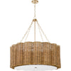 Natural Cane, Antique Brass