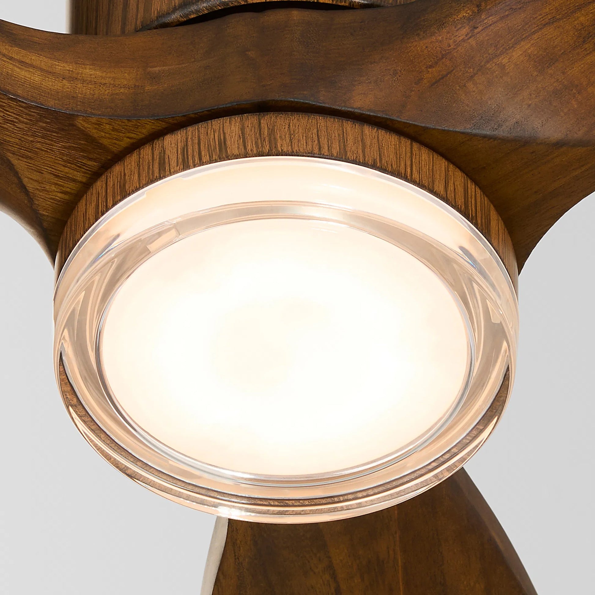 Mistral Ceiling Fan by Cyan Design in walnut. Made from steel, walnut blades in a transitional style.