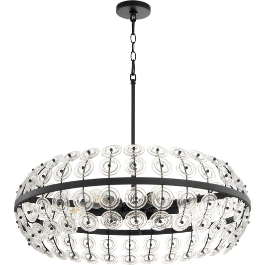 Selena 6 Light Pendant by Cyan Design. Made from glass, steel in a unique style.